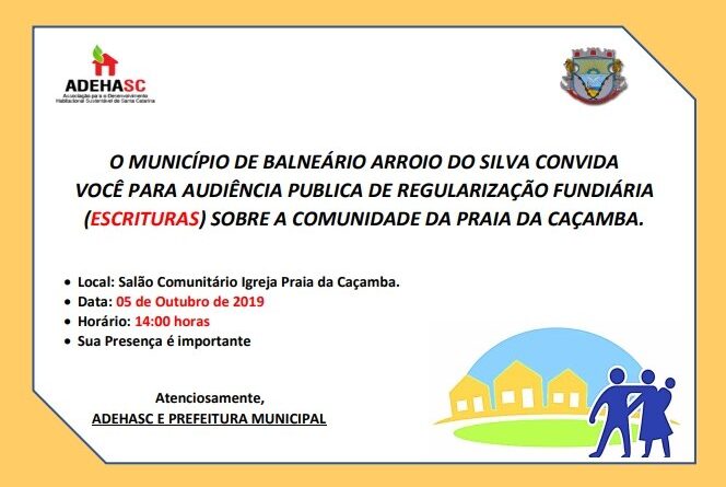 Audiência será no salão da igreja católica