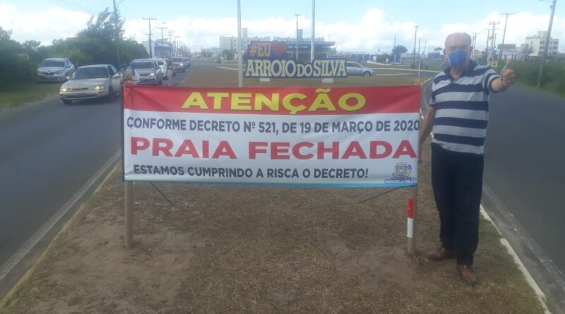 Prefeito esteve a frente dos trabalhos na barreira