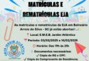 Matrículas e rematrículas EJA